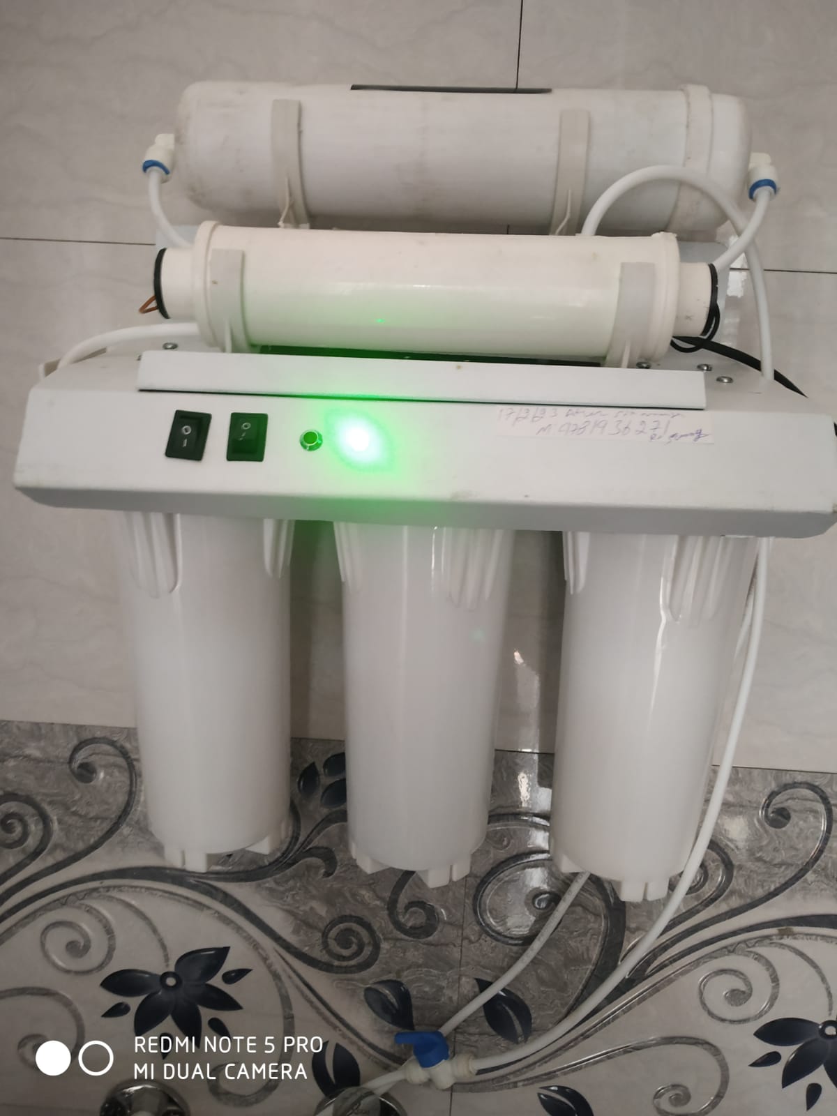 5-stage RO with UV disinfection