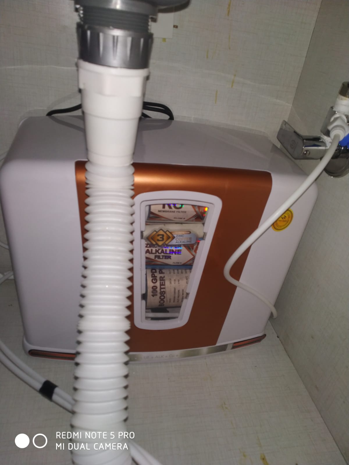 Alkaline under-sink RO system